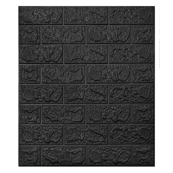 Ebern Designs Vikesh Peel & Stick Brick Wallpaper Wayfair